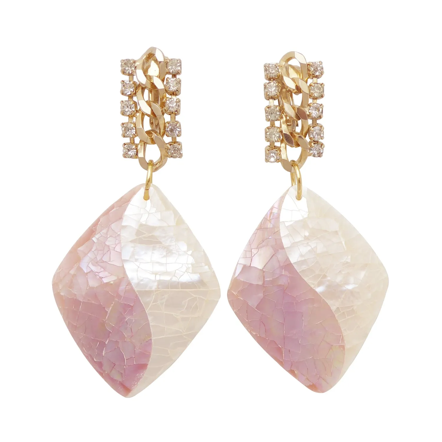 Hathor shell earrings