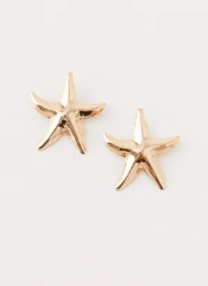 Hidden Treasure Earrings - Gold