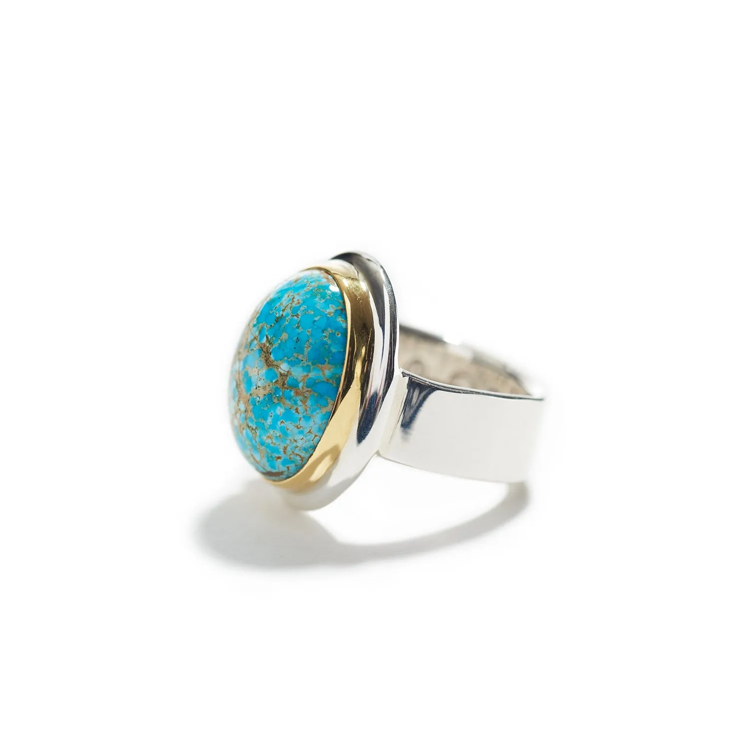 High Dome Rare Turquoise Ring