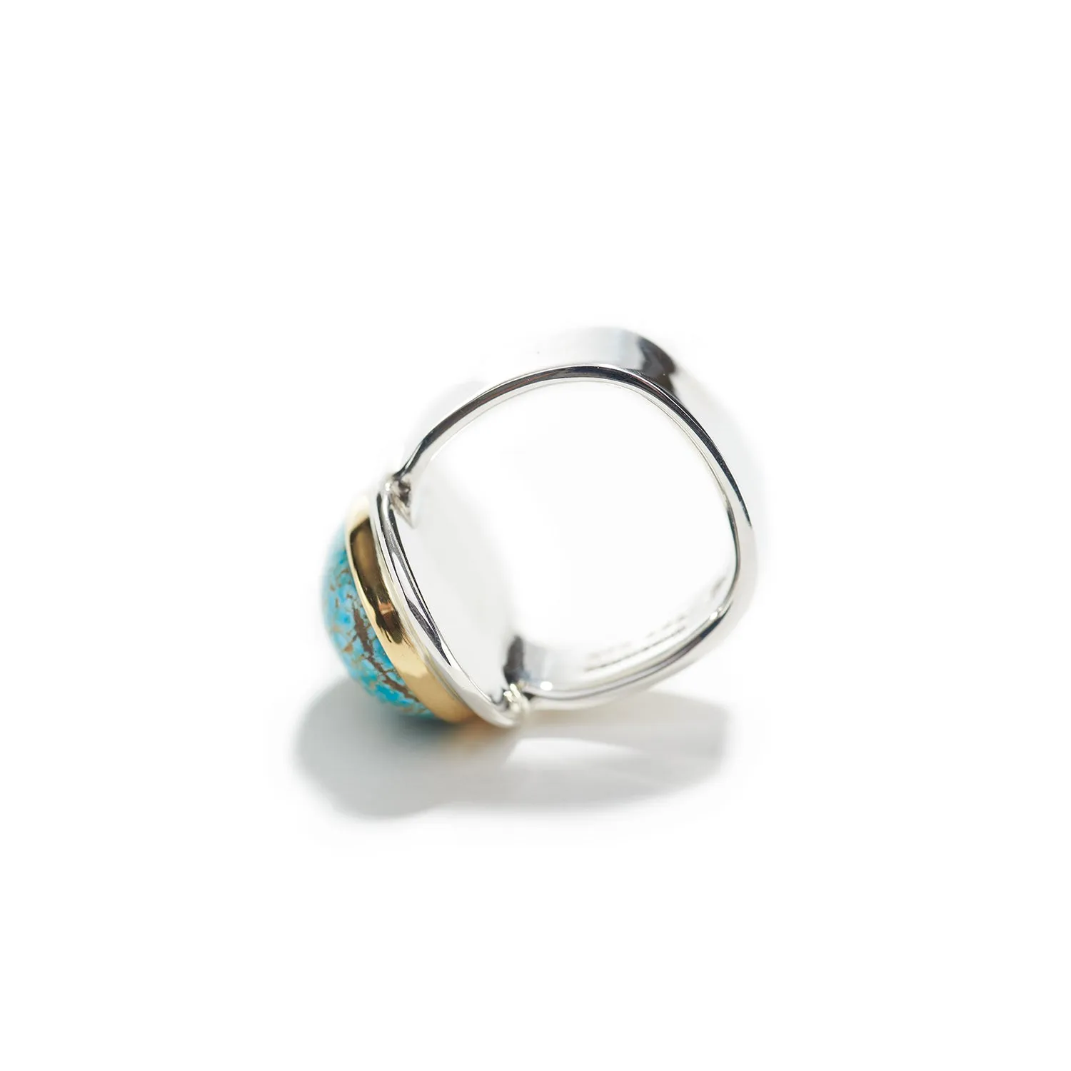 High Dome Rare Turquoise Ring