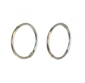 Hinged Hoop Earrings 14mm