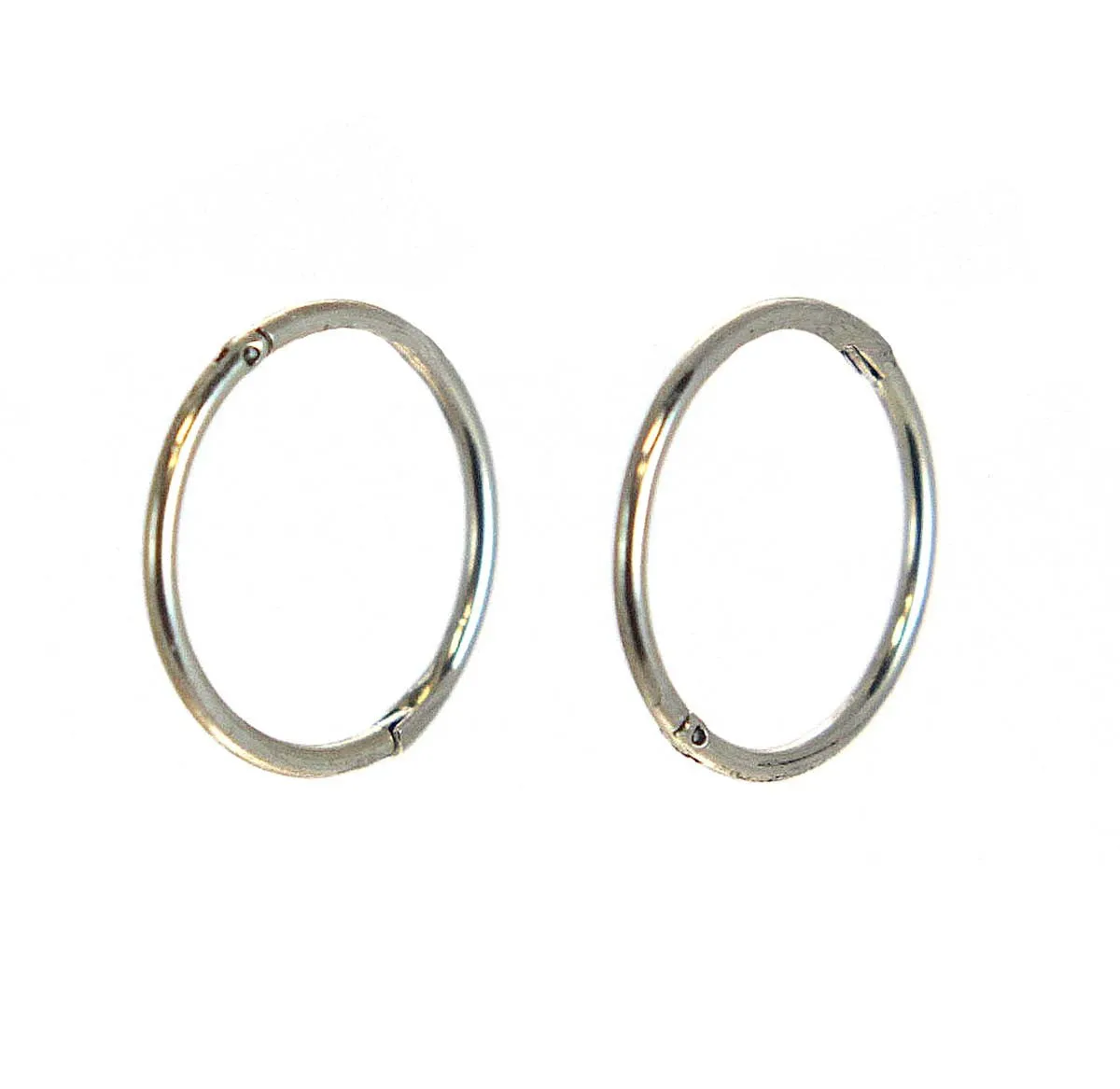Hinged Hoop Earrings 14mm