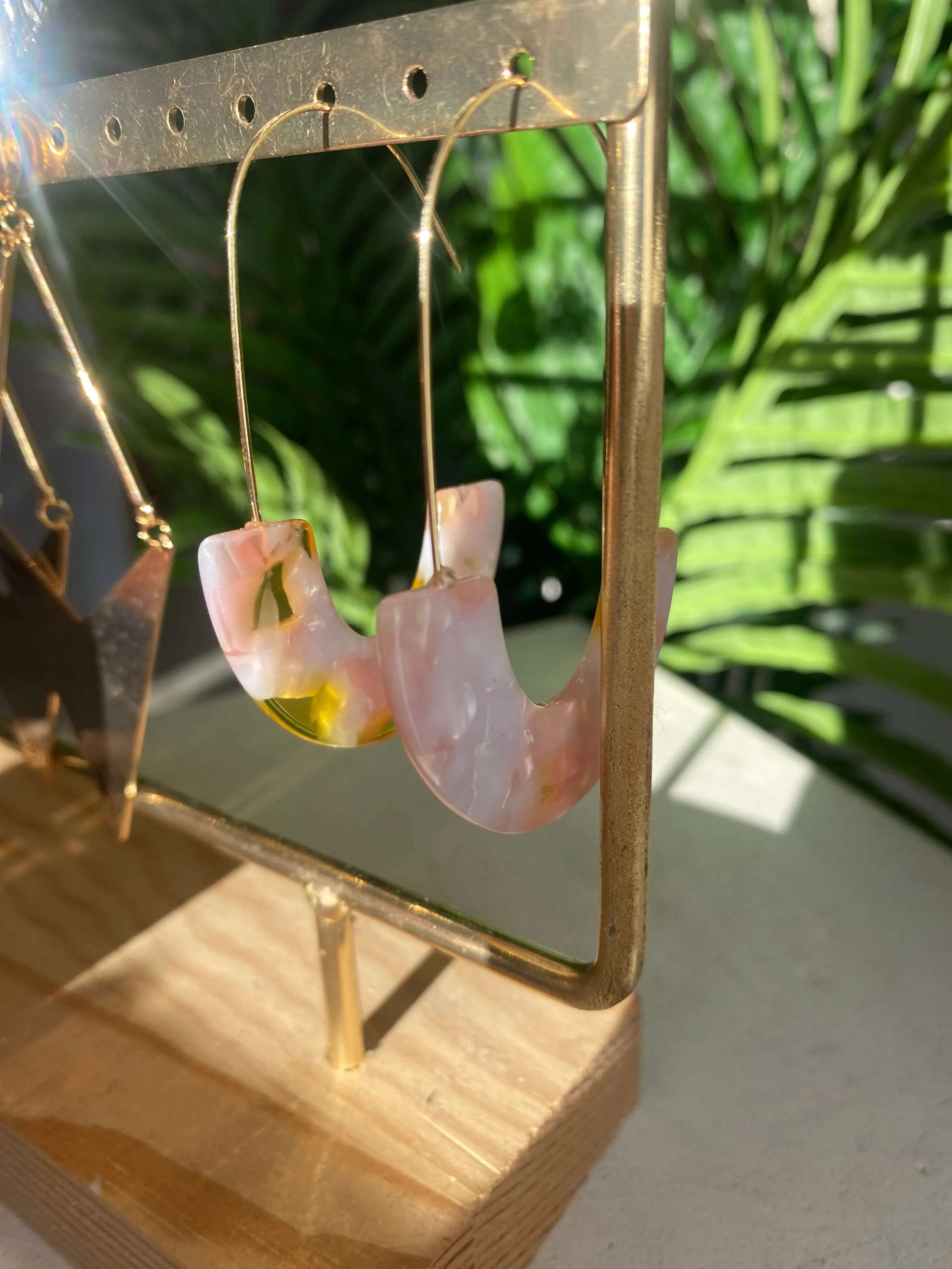 Hoop style earrings