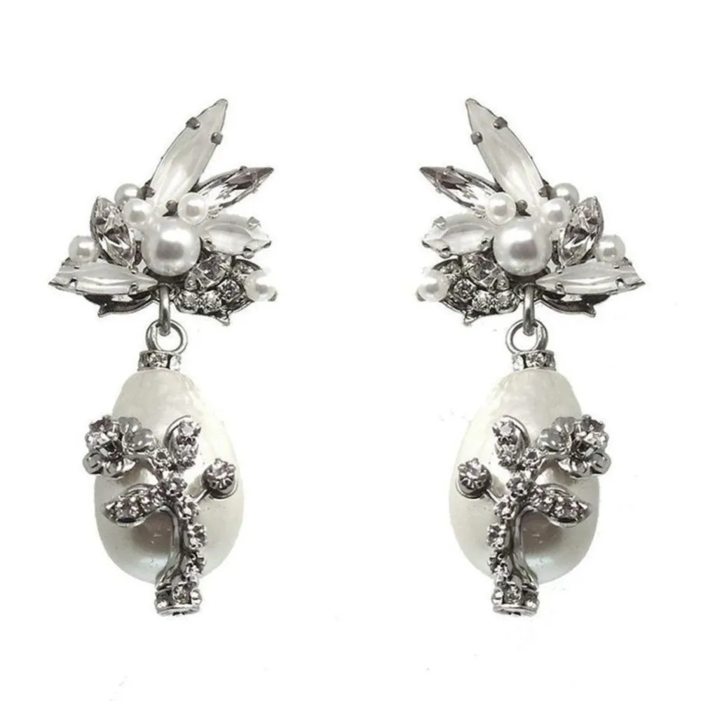 I Do Pearl Drop Earrings
