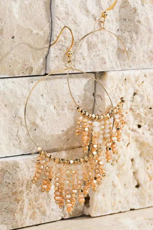 Jewel Dangle Earrings- Choose Color