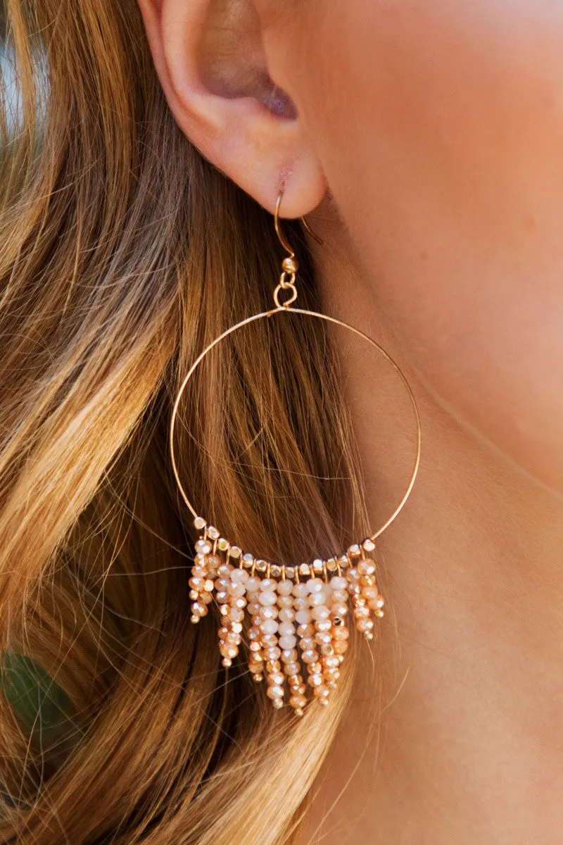 Jewel Dangle Earrings- Choose Color