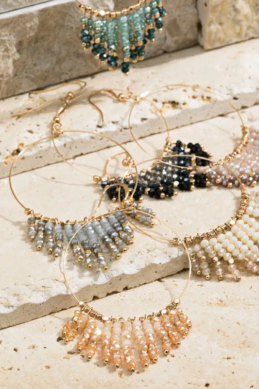 Jewel Dangle Earrings- Choose Color
