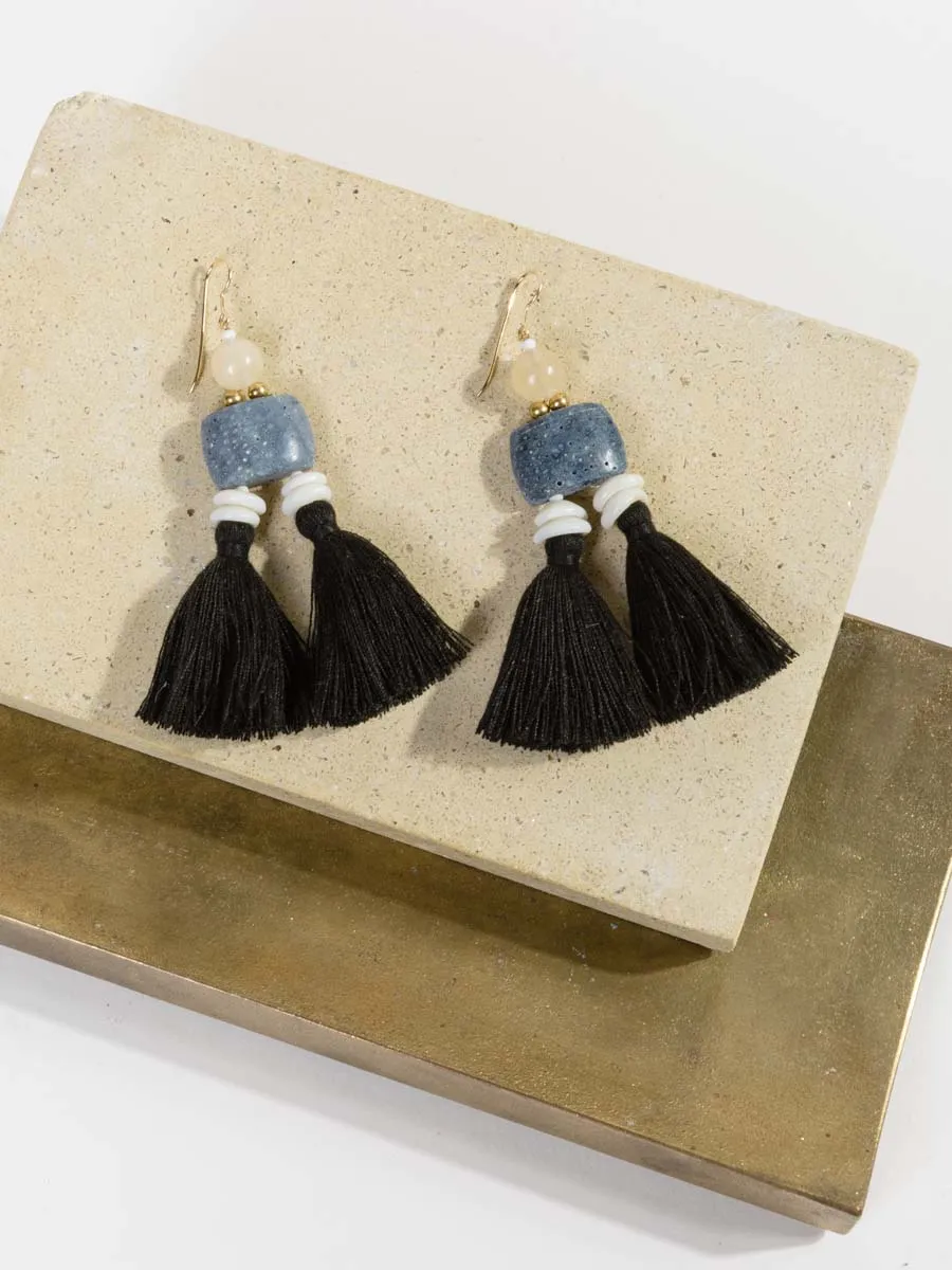 kala earring - black