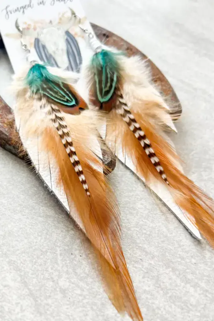 Kalispell Feather Earrings