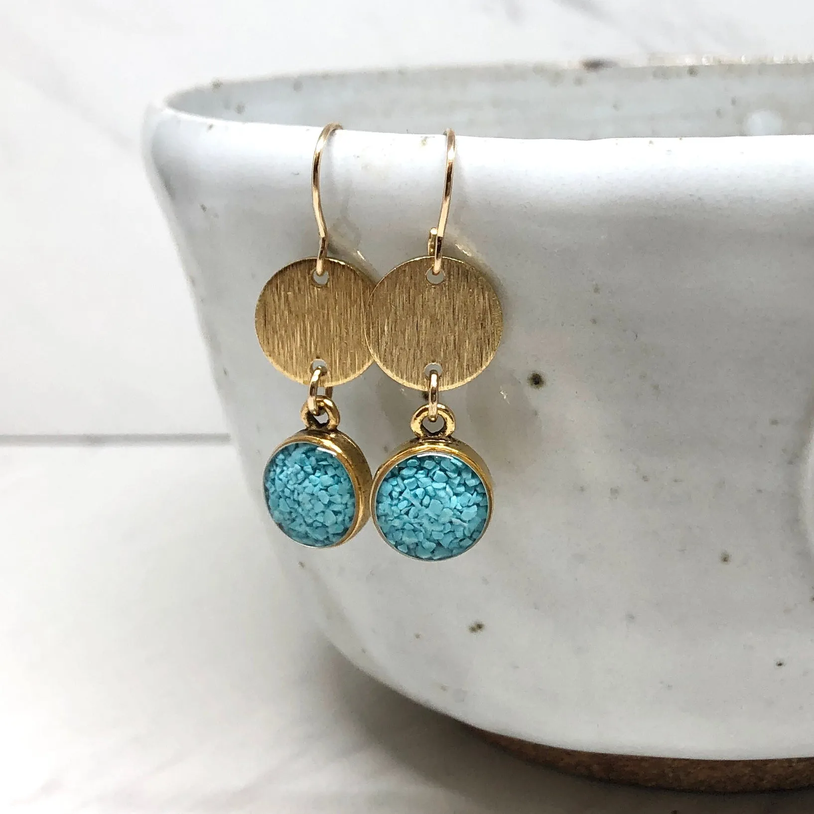 Kaylee Earrings- Turquoise