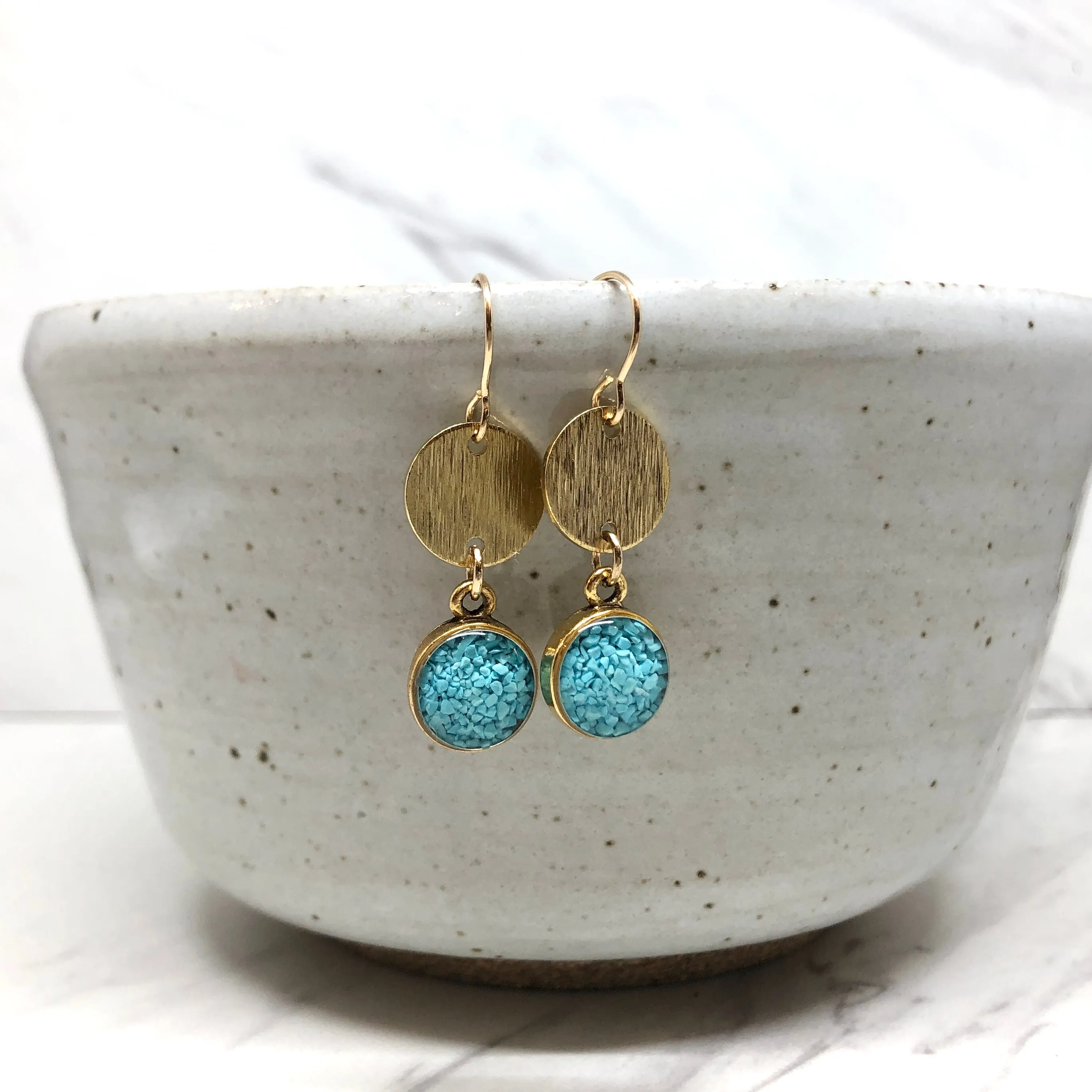 Kaylee Earrings- Turquoise