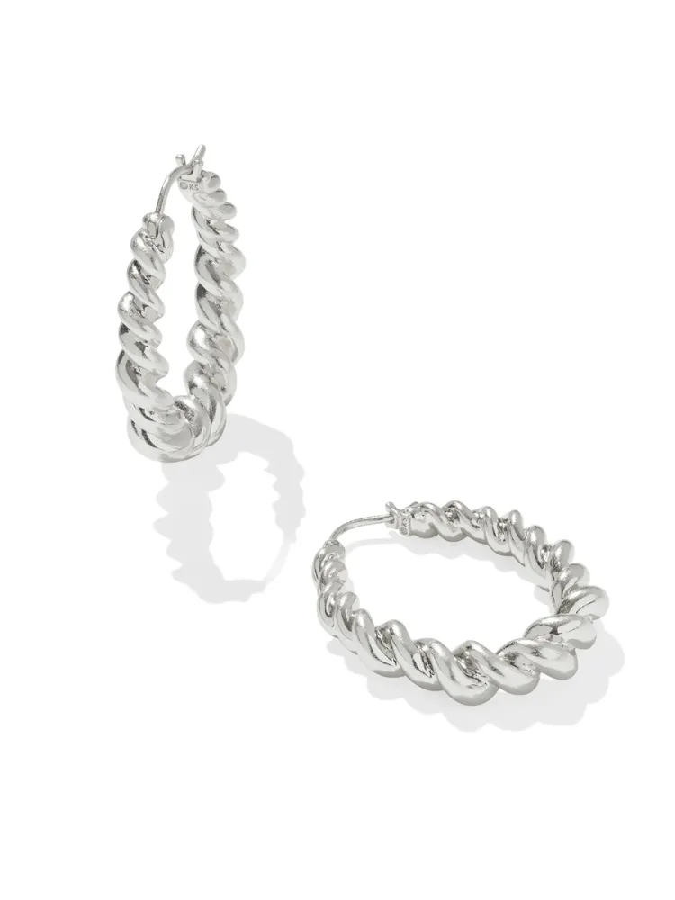 Kendra Scott - Haisley Silver Hoop Earring