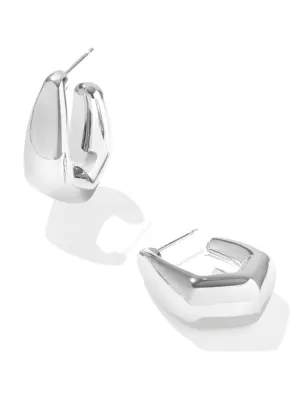 Kendra Scott Kaia Small Hoop - Silver