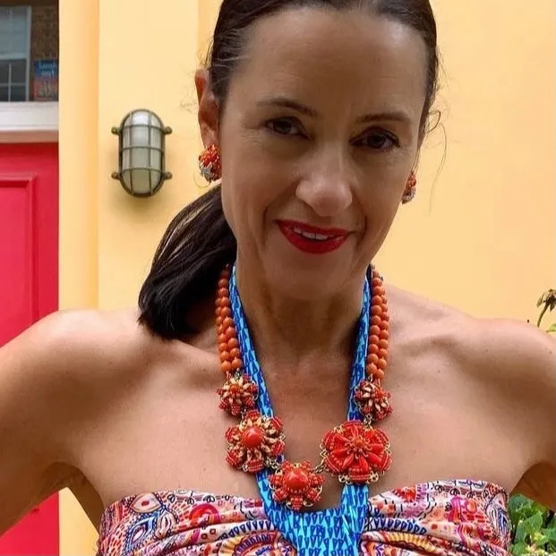 KJL Coral Starfish Clip on Earrings by Kenneth Jay Lane