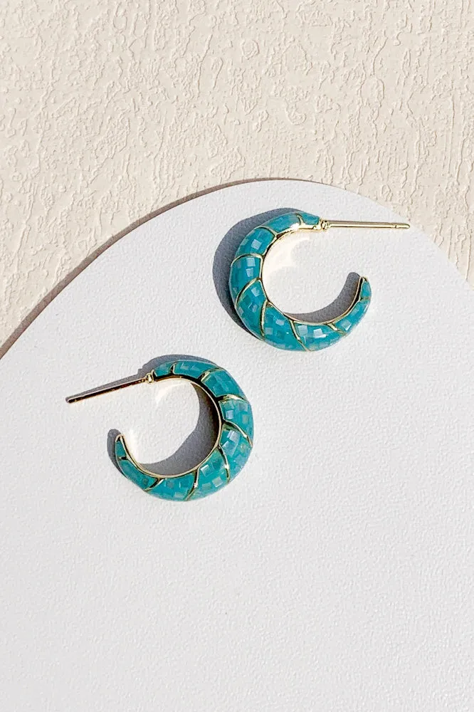 Kyra Shell Hoops