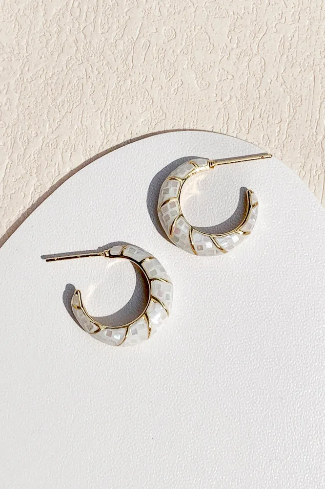 Kyra Shell Hoops