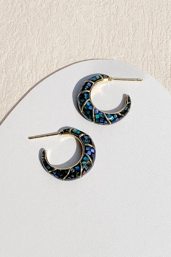 Kyra Shell Hoops