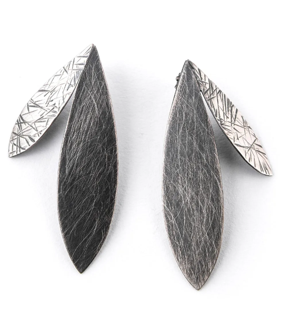 Large Feather Earrings