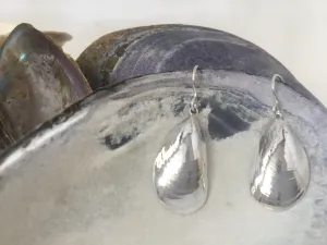 Large Mussel Dangle Earrings