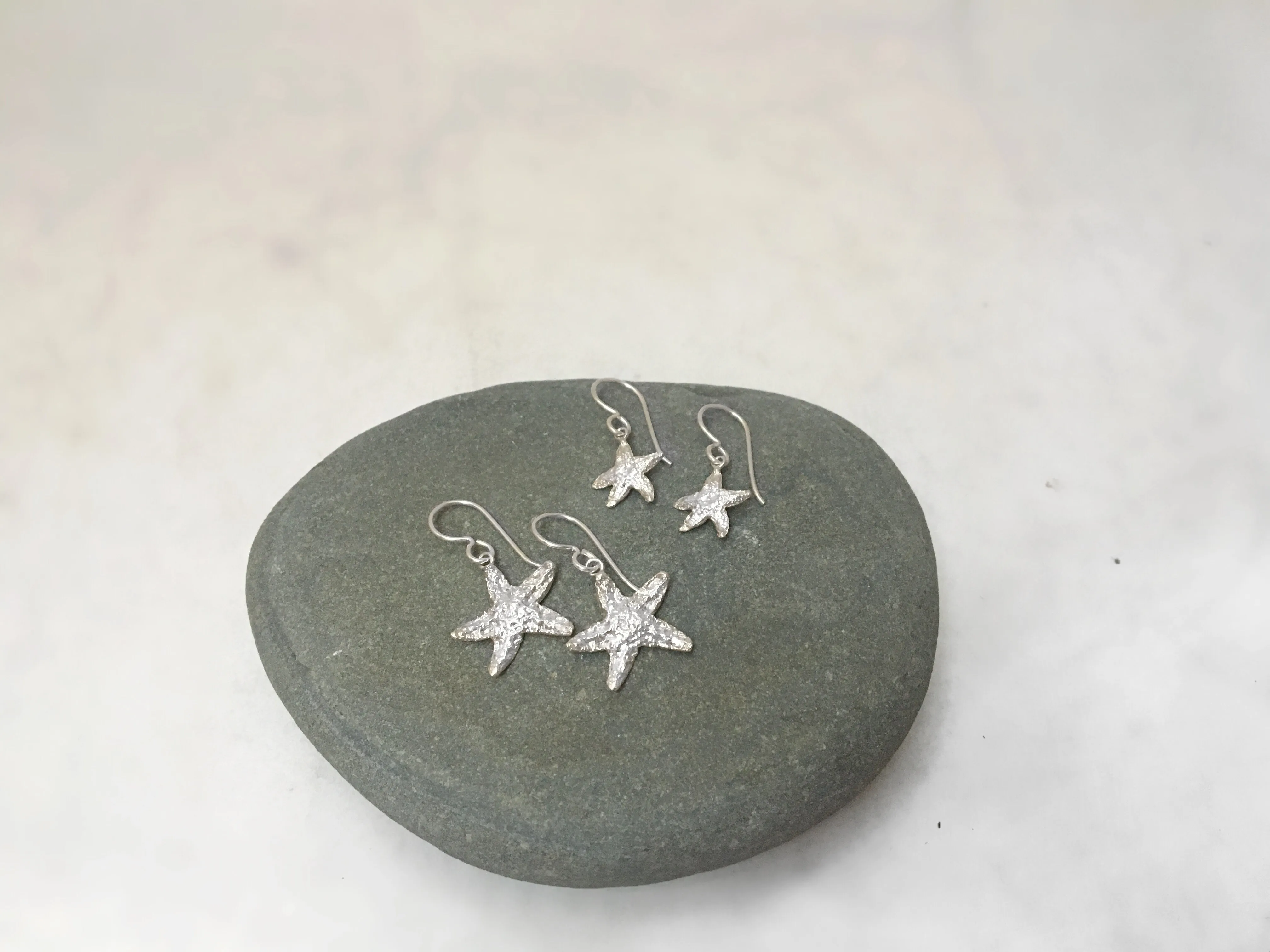 Large Starfish Dangle Earrings