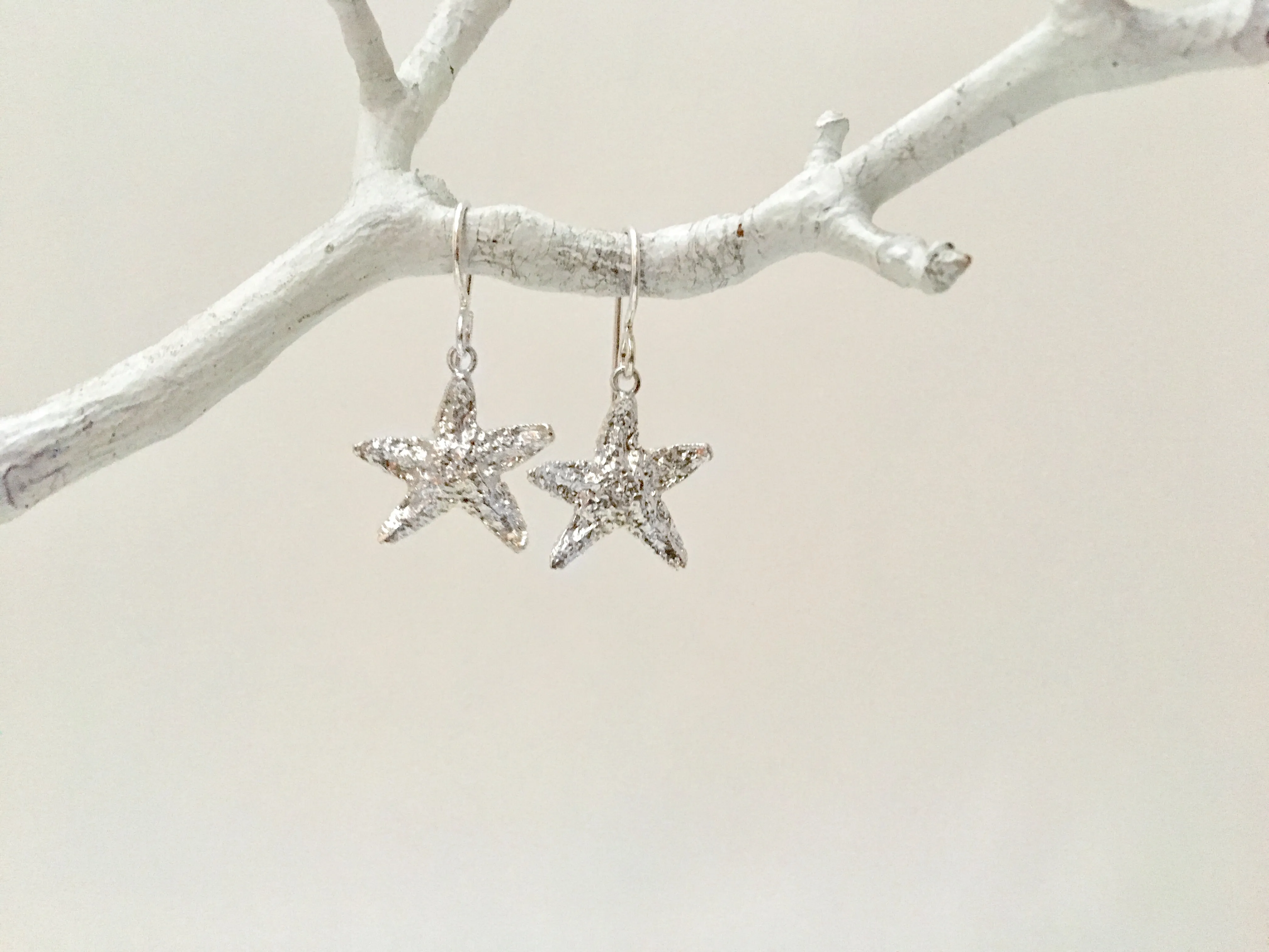 Large Starfish Dangle Earrings