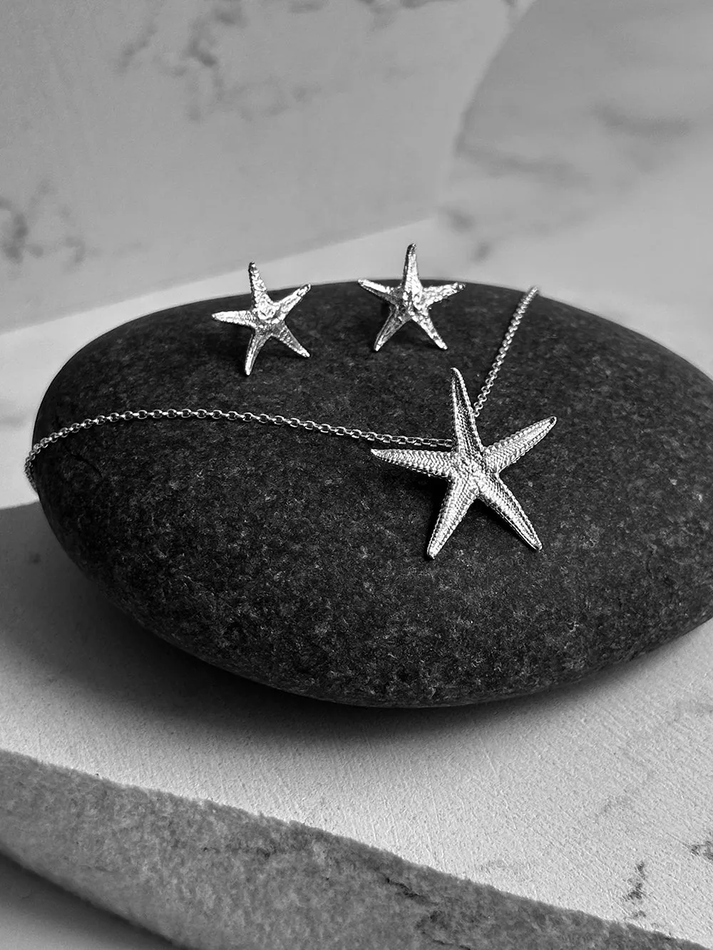 Large Starfish Post Earrings
