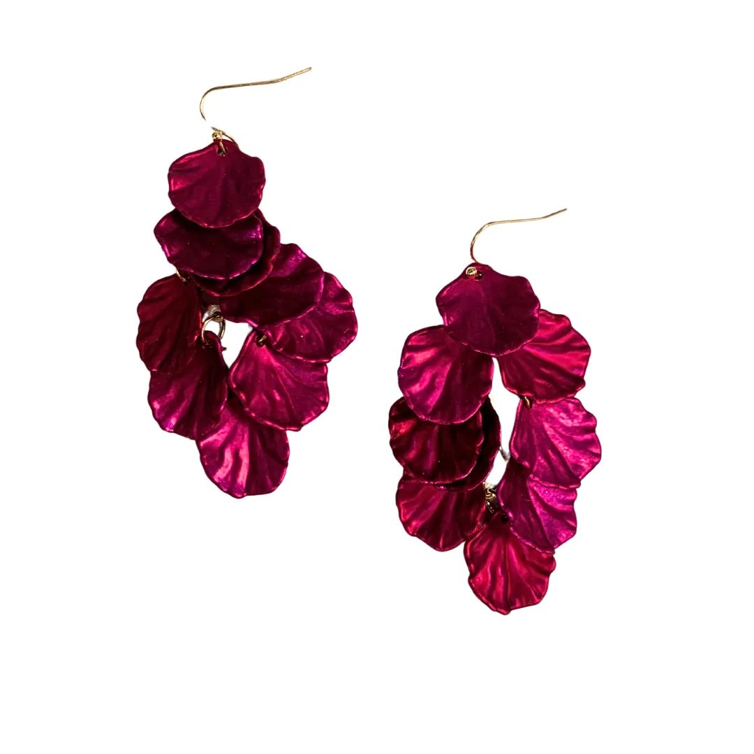 LBLOX Shell Earrings - Magenta