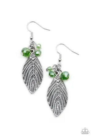 LEAF It to Fate Green Paparazzi Earrings