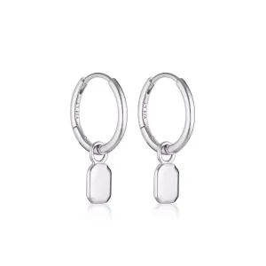 LINDA TAHIJA Tate Huggie Earrings - Sterling Silver