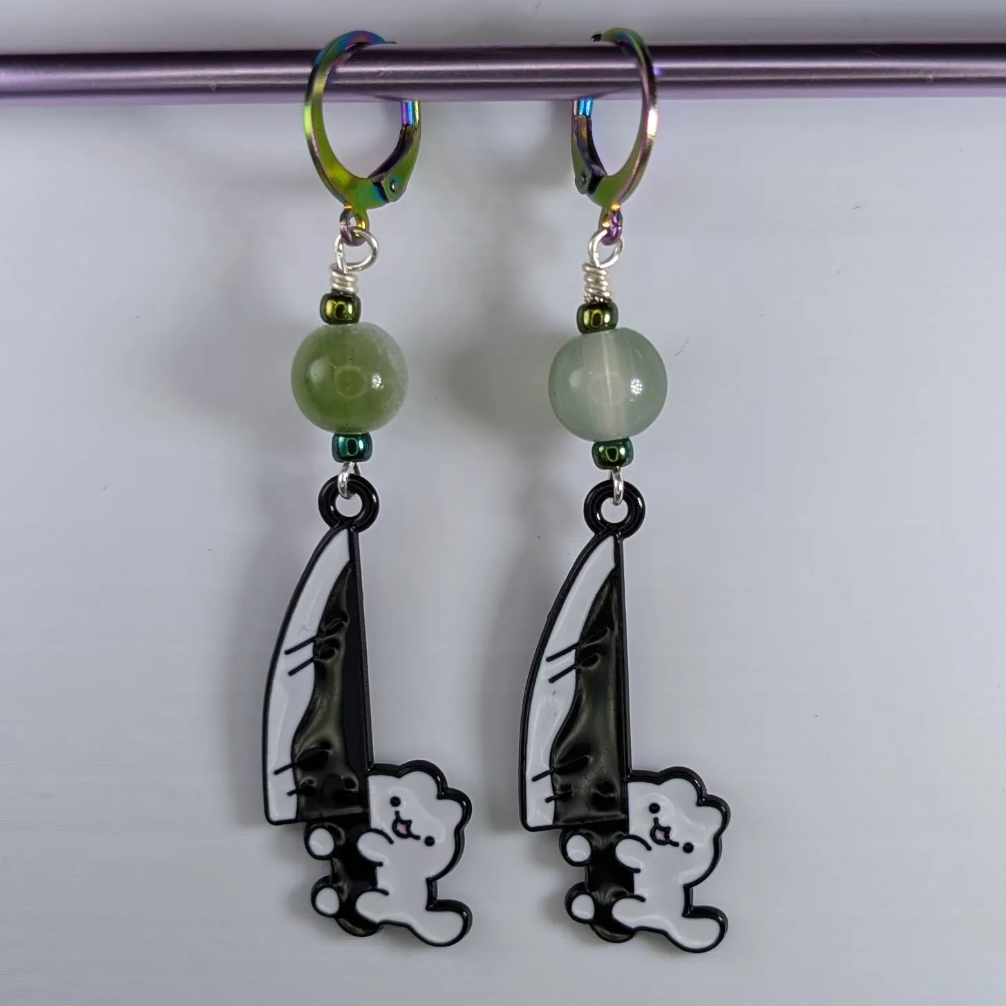 Little Kitty with Big Ideas Earrings and Markers