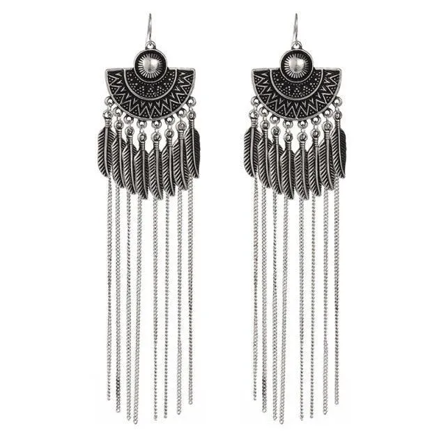 Long Tassel Earrings