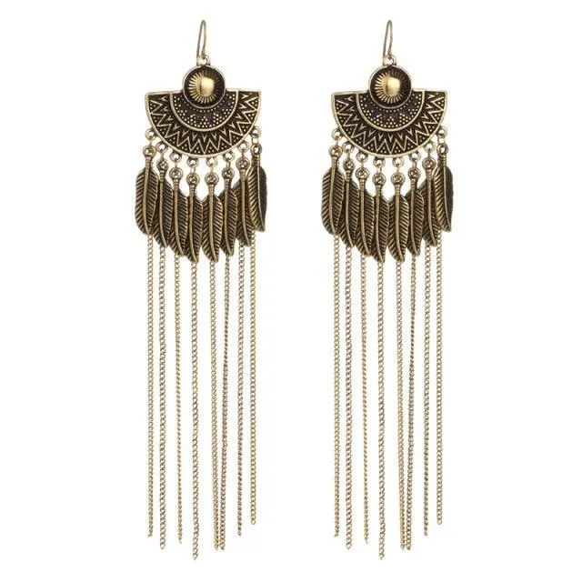 Long Tassel Earrings