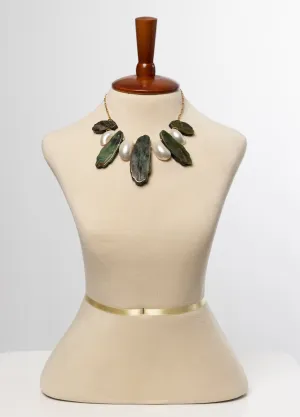 Lucite and Shell Necklace