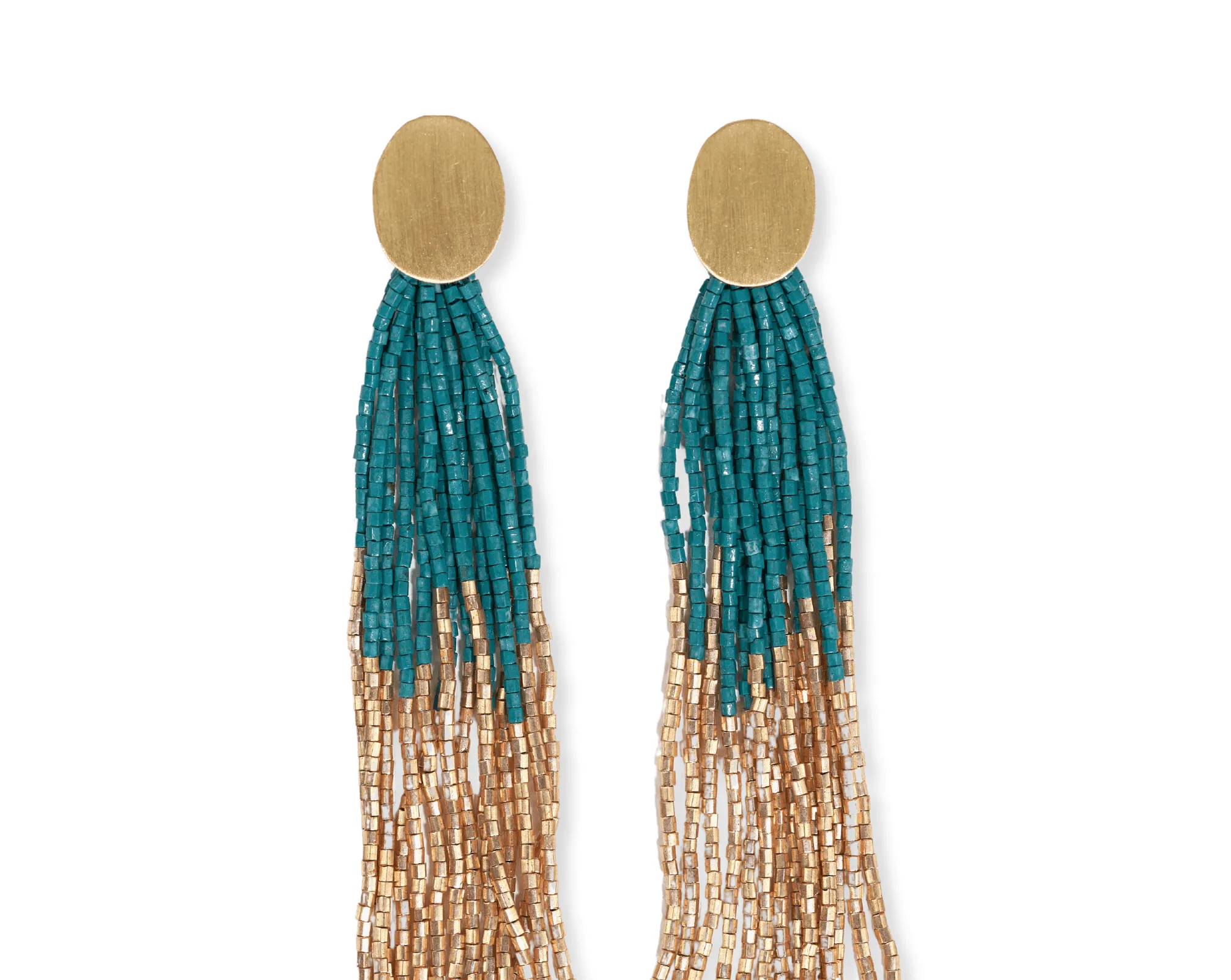 Mae Oval Earring-Blue