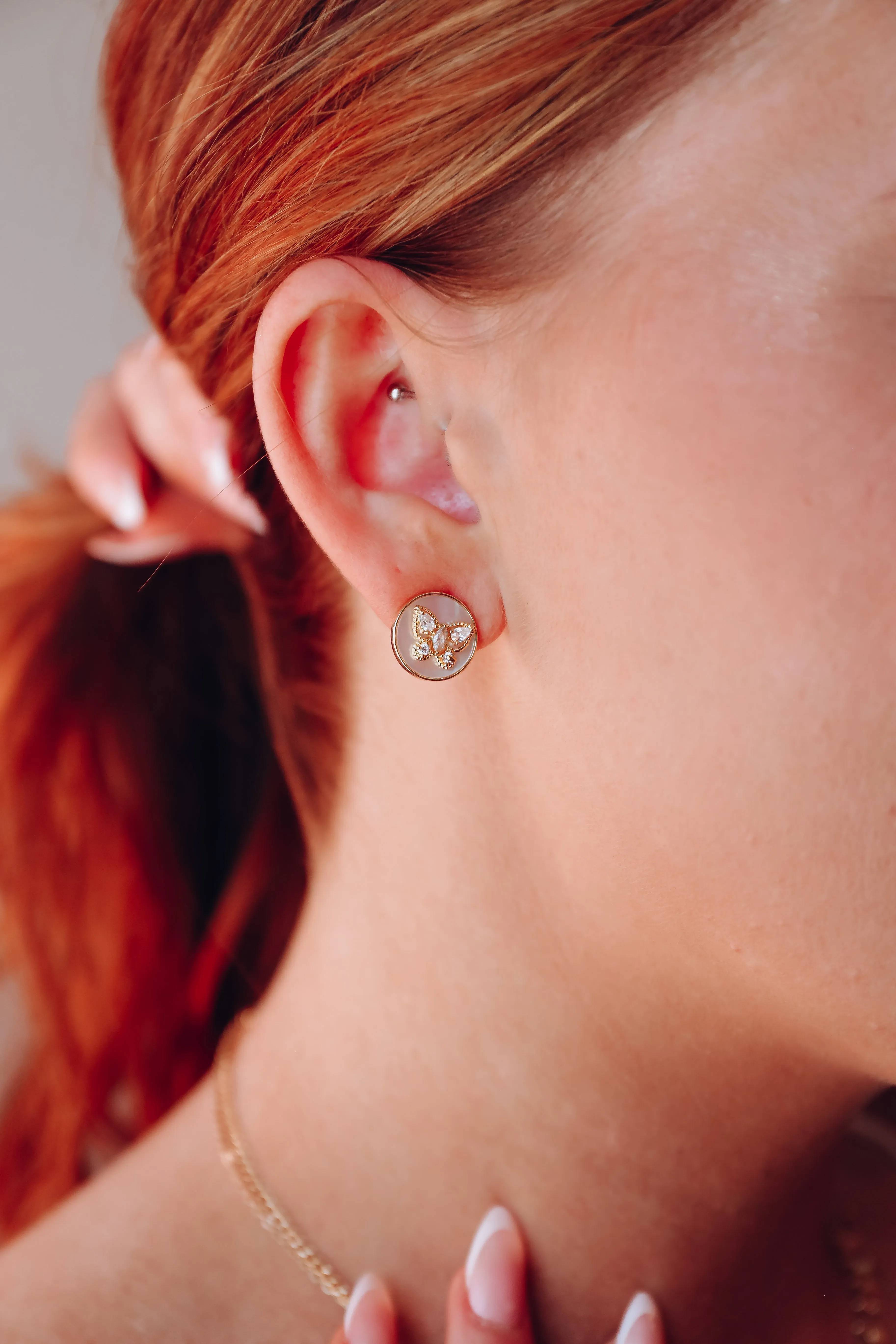 Maille Butterfly Studs