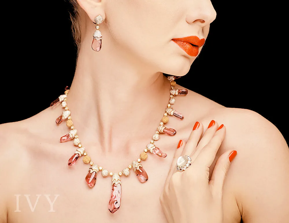Marco Polo Spinel Crystal Earrings