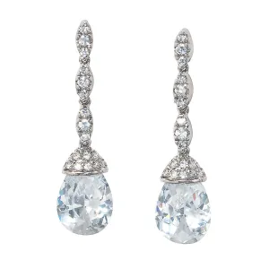 McKenzie Dainty Swarovski Crystal Bridal Drop Earring