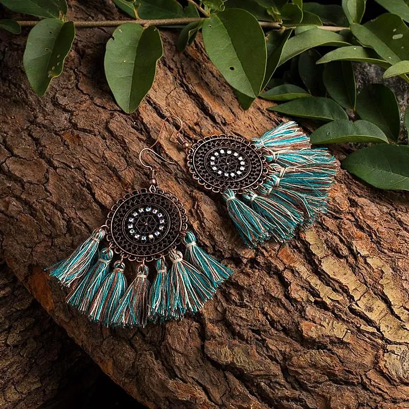 Mermaid Magic Tassel Earrings