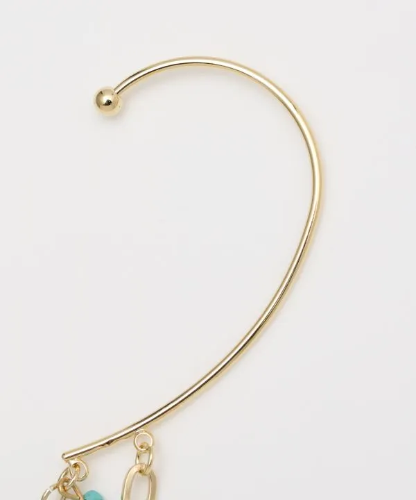 Metal Feather Earhook