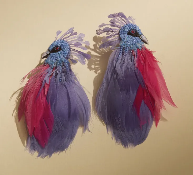 Mignonne Gavigan Harlow Bird Earrings - Multi