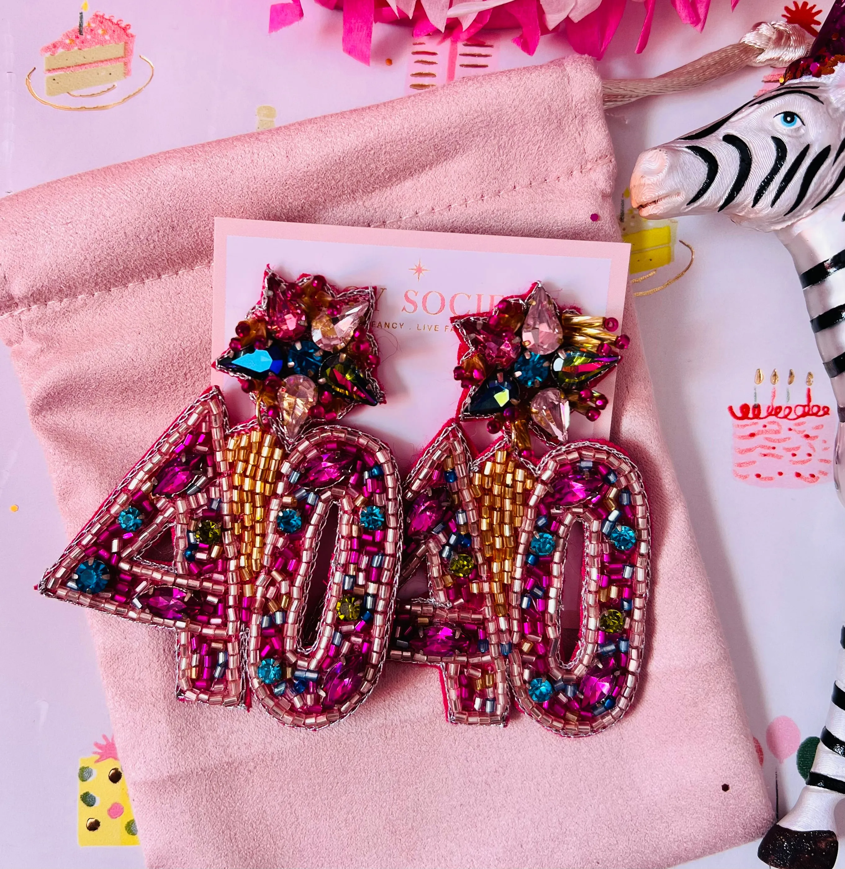 Milestone Birthday Earrings