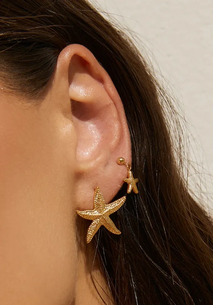 Mini Siesta Gold Earrings