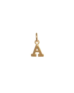 Mix & Match Serif Letter Charm (Gold-Filled)