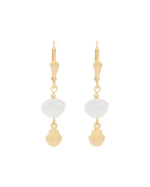 Moana Shell Pearl Earrings
