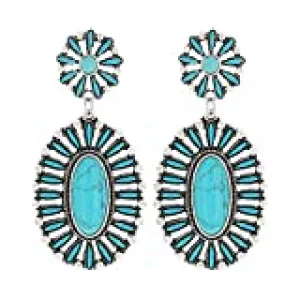 Montana Attitude Jewelry Boldly Blue Turquoise Earrings