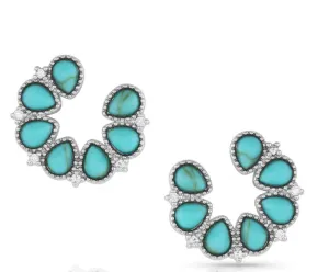 Montana Silversmiths Lucky Seven Turquoise Earrings