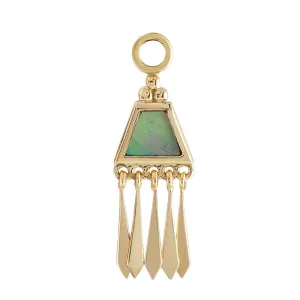 Mother of Pearl Tassel Plaque .5
