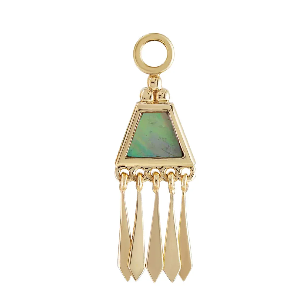 Mother of Pearl Tassel Plaque .5