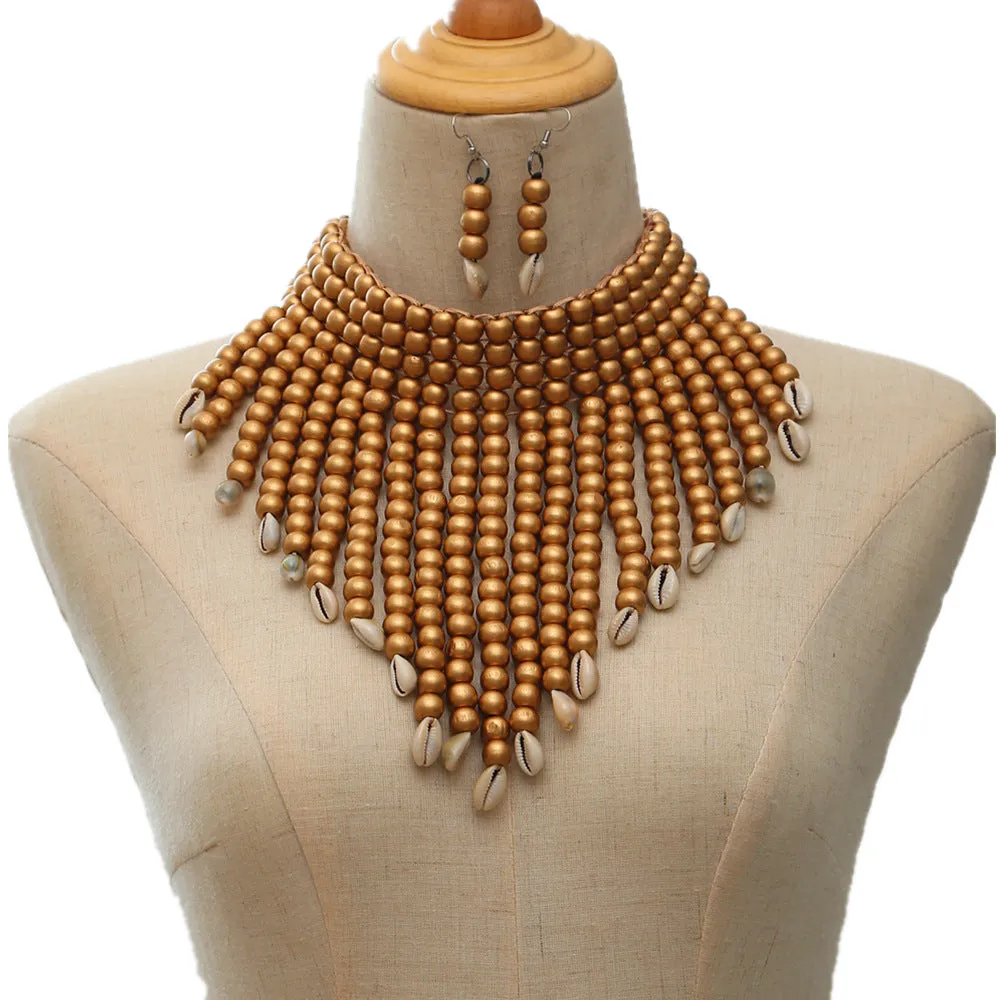 Nandi Cowrie Necklace Set
