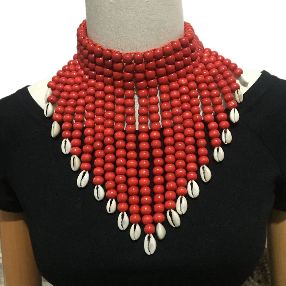 Nandi Cowrie Necklace Set